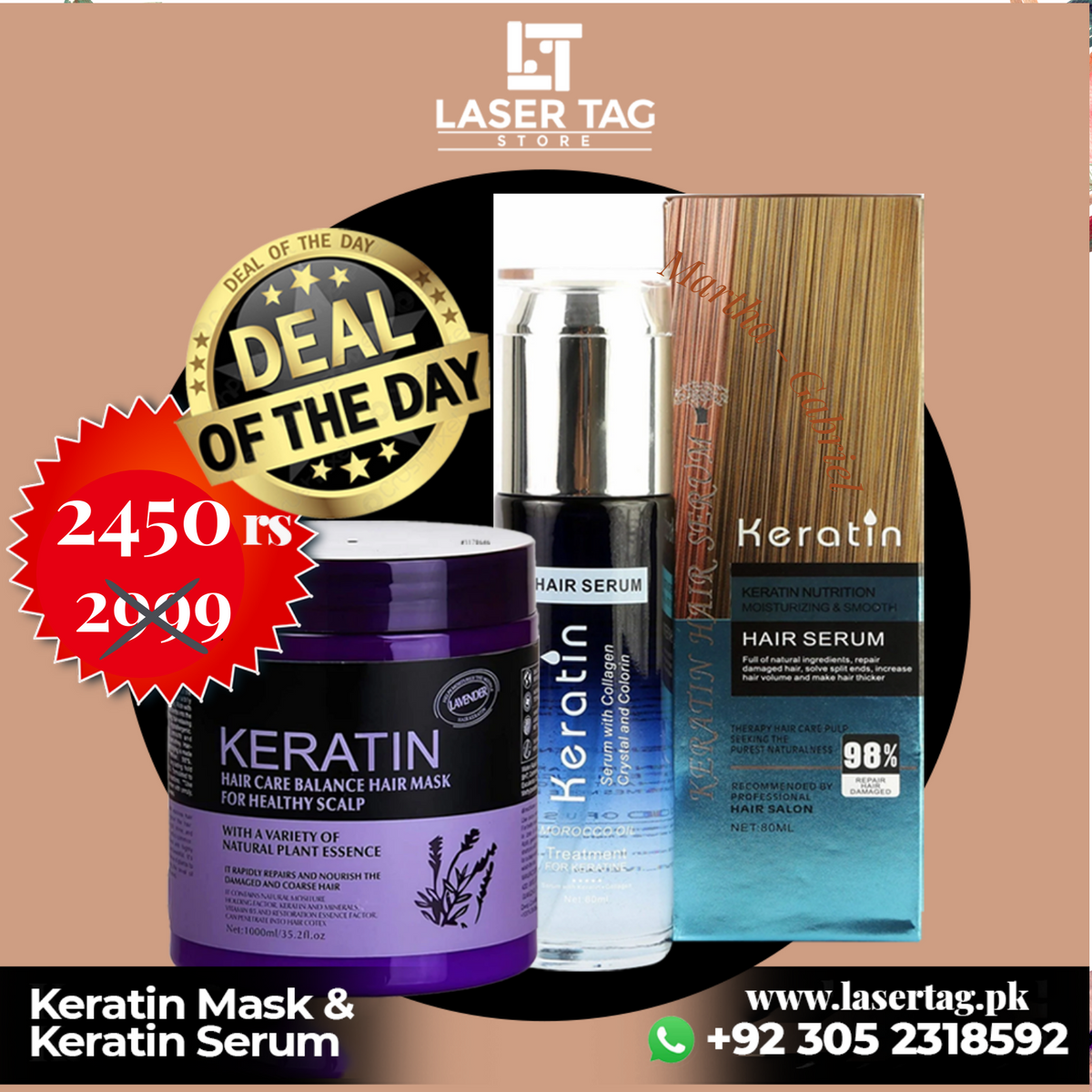 Deal 05 : Keratin mask + keratin serum