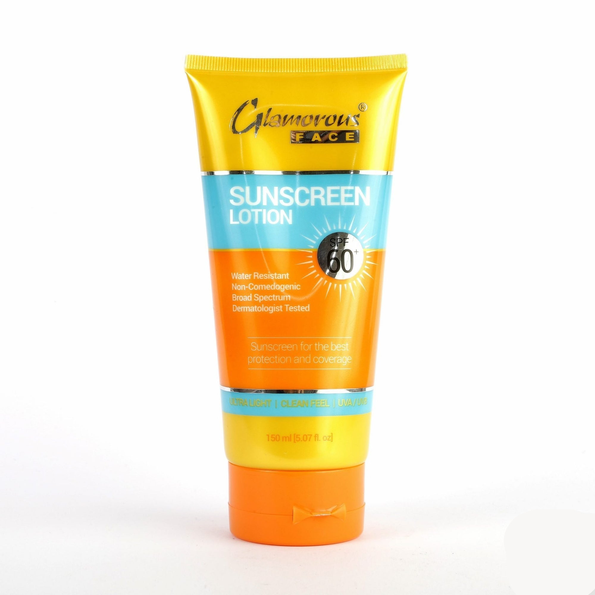 Glamorous Face Sunscreen Lotion Sunblock 60+ 150ml freeshipping - lasertag.pk
