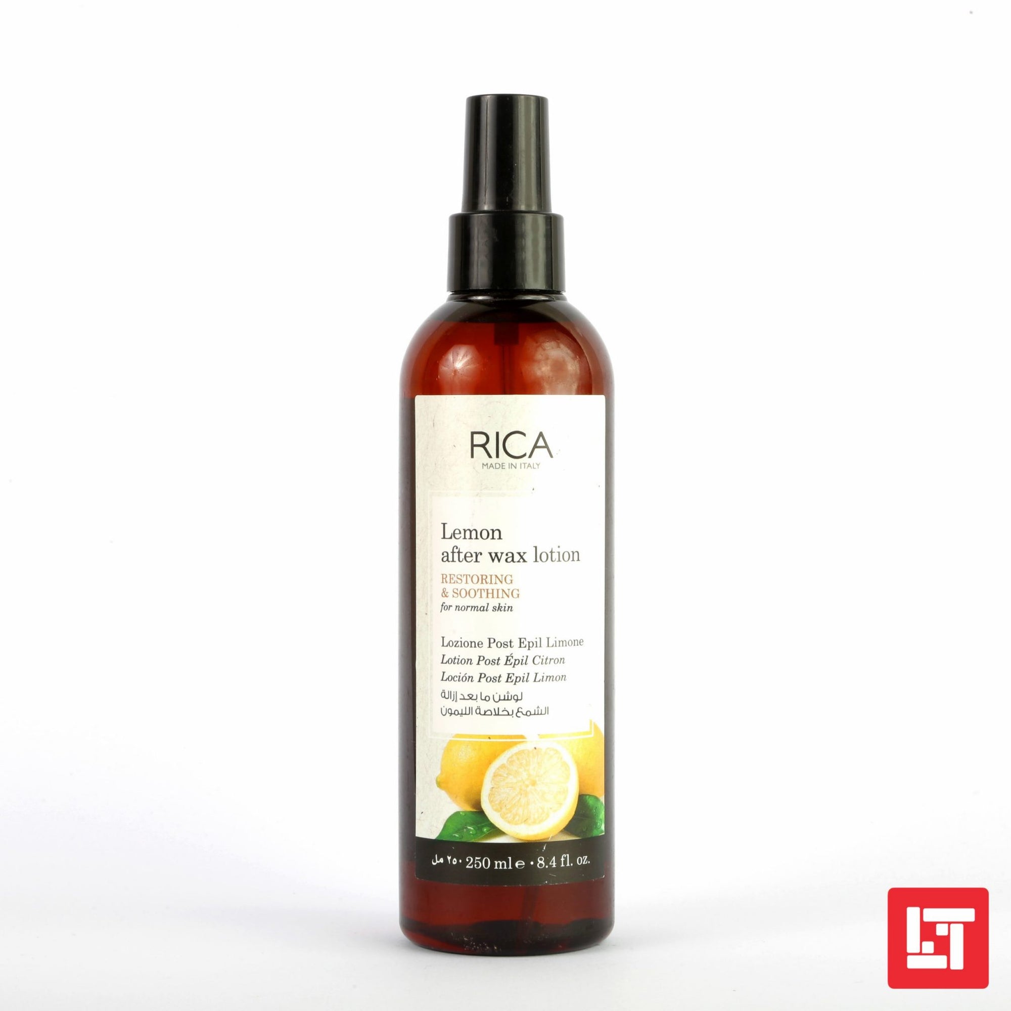 RICA Lemon after Wax Lotion Restoring & Soothing for Normal Skin 250ml freeshipping - lasertag.pk