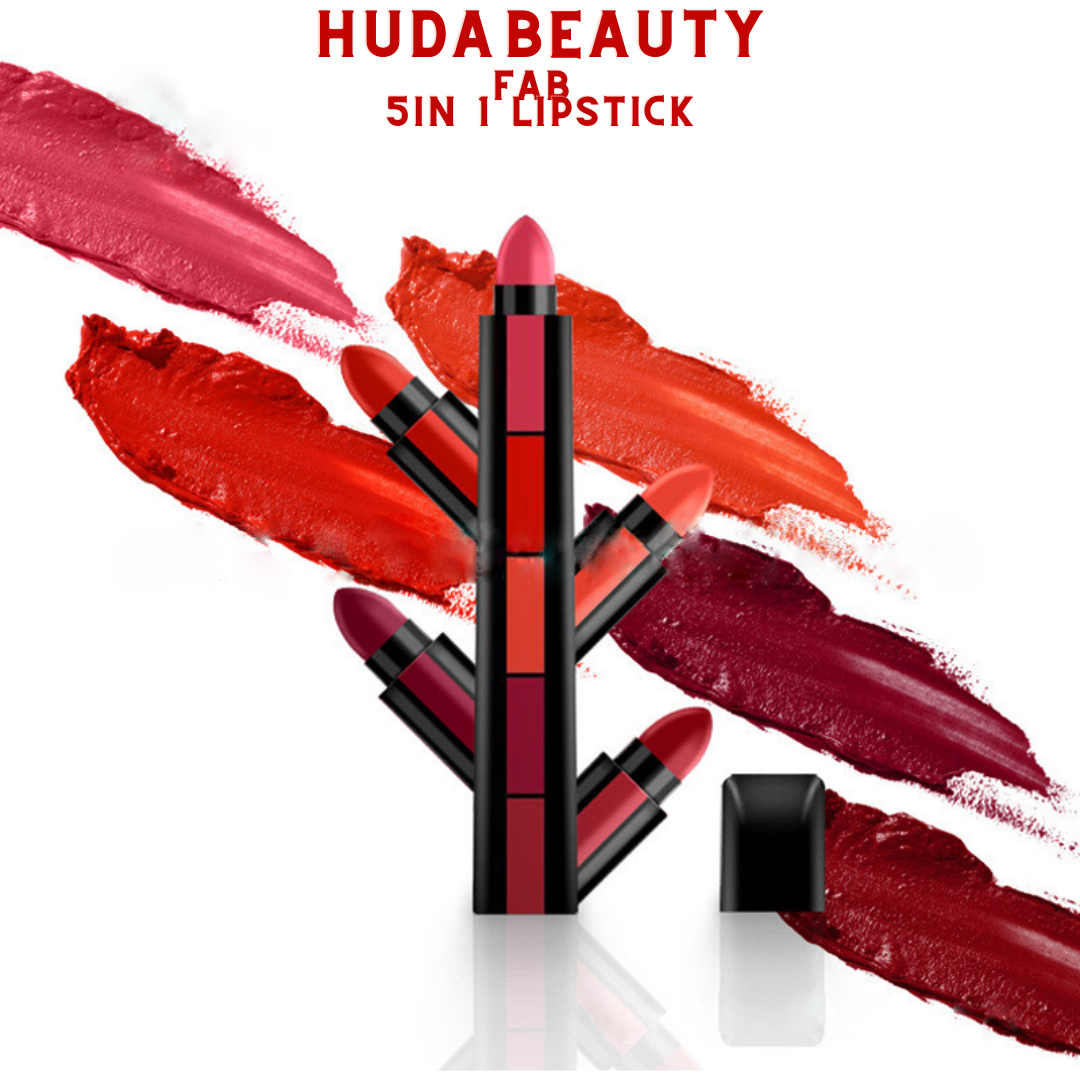 Huda Beauty 5 in 1 Lipstick Matte