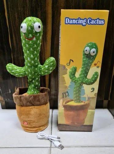 Dancing Talking Cactus Toy for Baby Toddler, Boys Girls Gifts Singing Mimicking Cactus Toy Recording Repeating What You Say Cactus Baby Toy