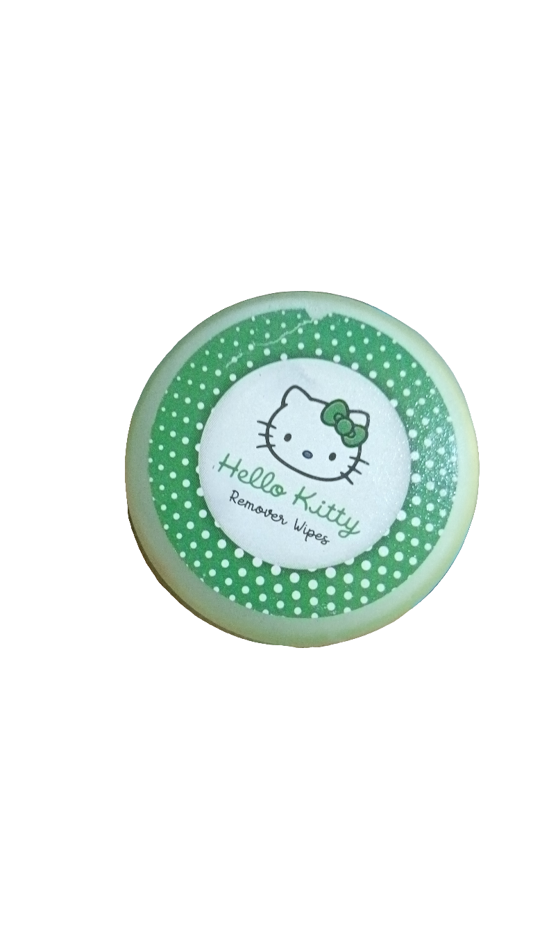 Hello Kitty nail remover wipes