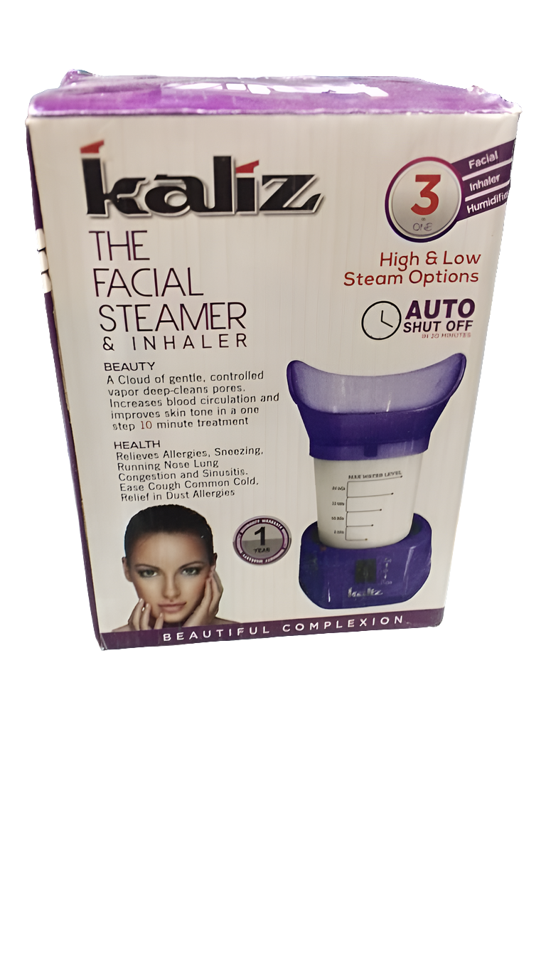 Steam Facial Machine - Steamer &amp; Inhaler Vapour Therapy