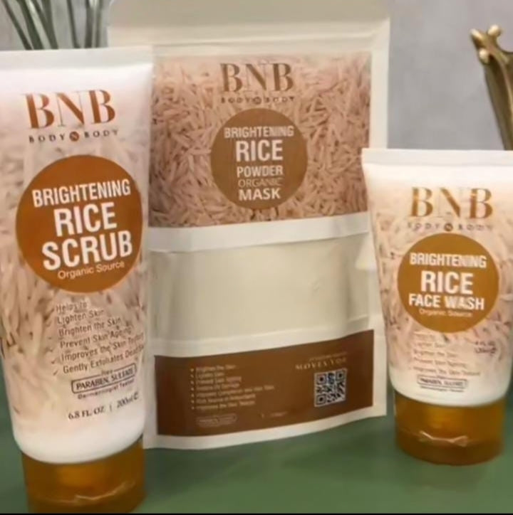 BnB Rice Extract Bright &amp; Glow Kit