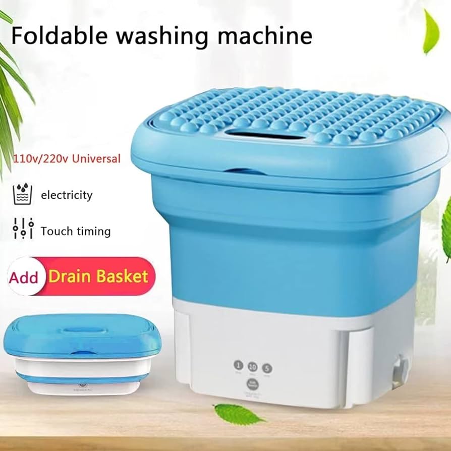 Multi function folding washing machine