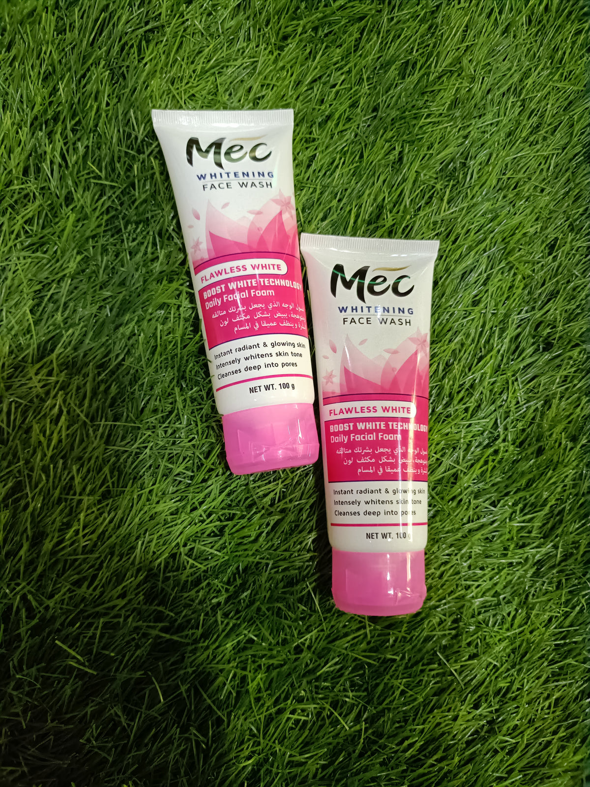 MEC FACE WASH PINK +BLACK CHARCOAL 2IN1 DEAL