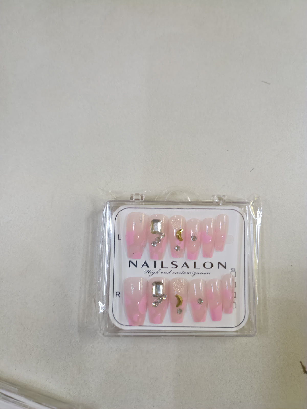 Nails salon with nail tools