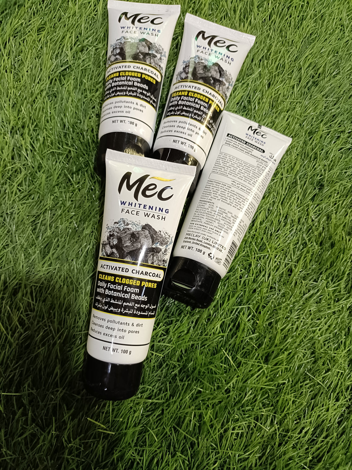 MEC FACE WASH PINK +BLACK CHARCOAL 2IN1 DEAL