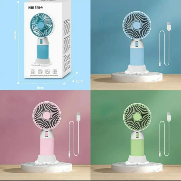 Rechargeable Battery-Operated Mini Portable USB Hand Fan: Stay Cool In Summer Anywhere!