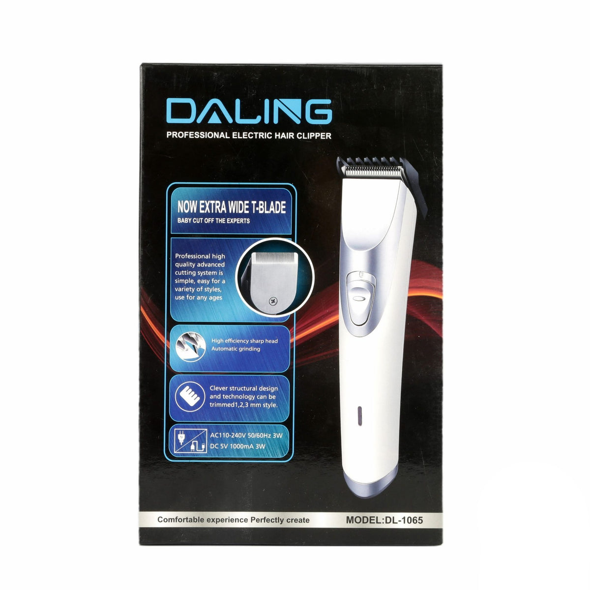 Daling Professional Electric Hair Clipper DL-1065 freeshipping - lasertag.pk