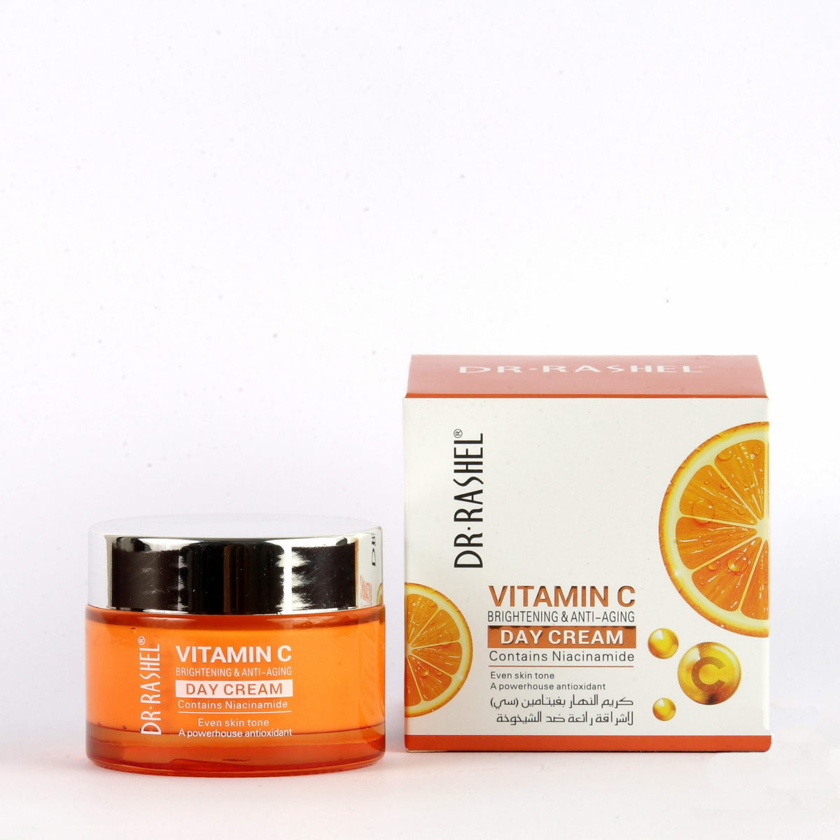 Dr Rashel Vitamin C Day Cream Brightening &amp; Anti Aging 50gms 1509 freeshipping - lasertag.pk