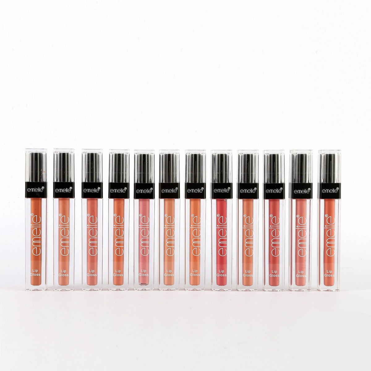 Emelie Liquid Matte Gloss Nude Pack of 12 Color F01 freeshipping - lasertag.pk