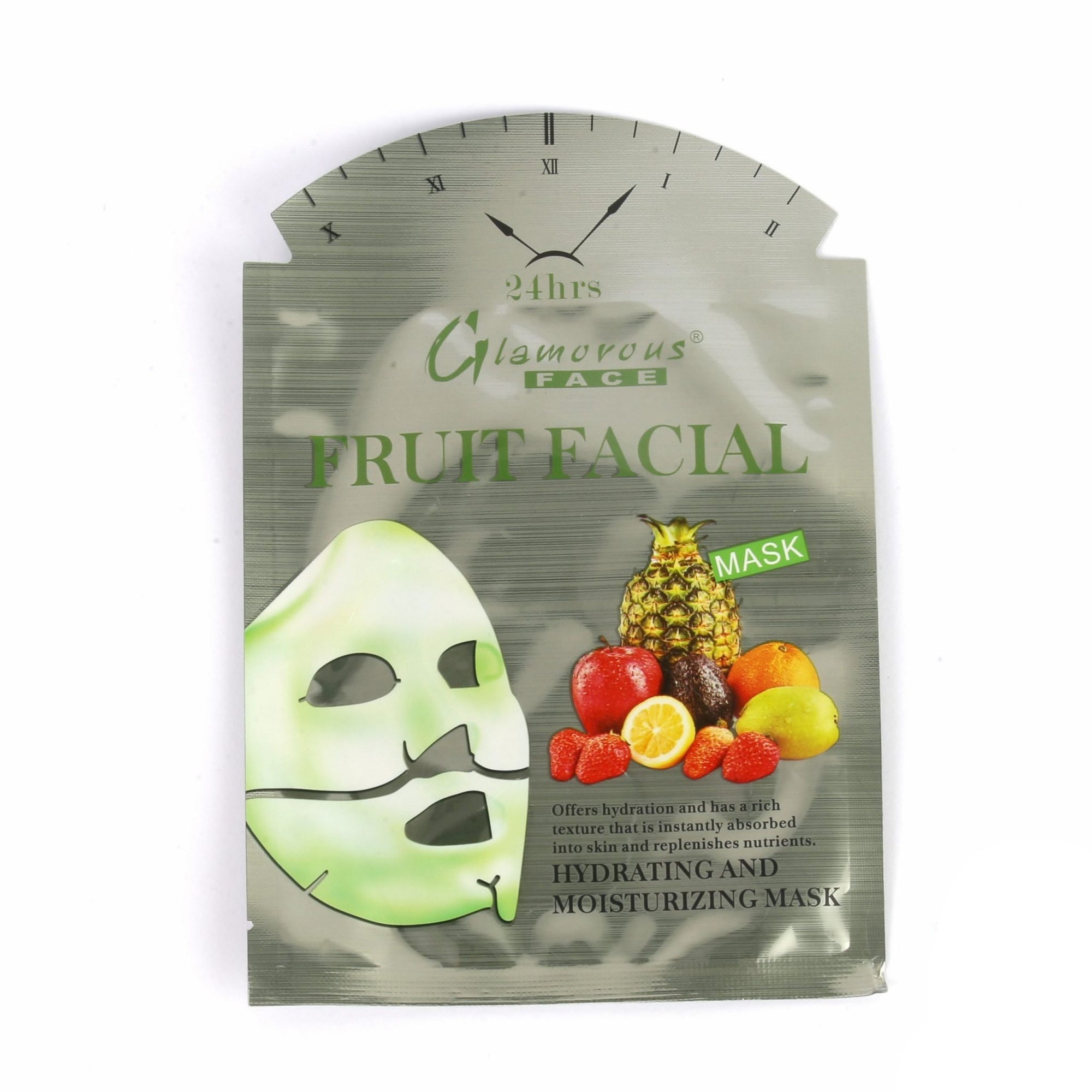 Glamorous Face Hydrating and Moisturizing Mask Fruit Facial Sheet Mask GF7878D freeshipping - lasertag.pk