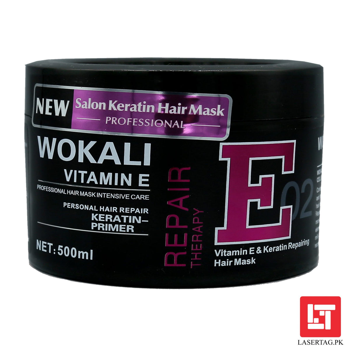 Wokali Hair Mask Vitamin E Repair Therapy Keratin Primer Purple 500g freeshipping - lasertag.pk
