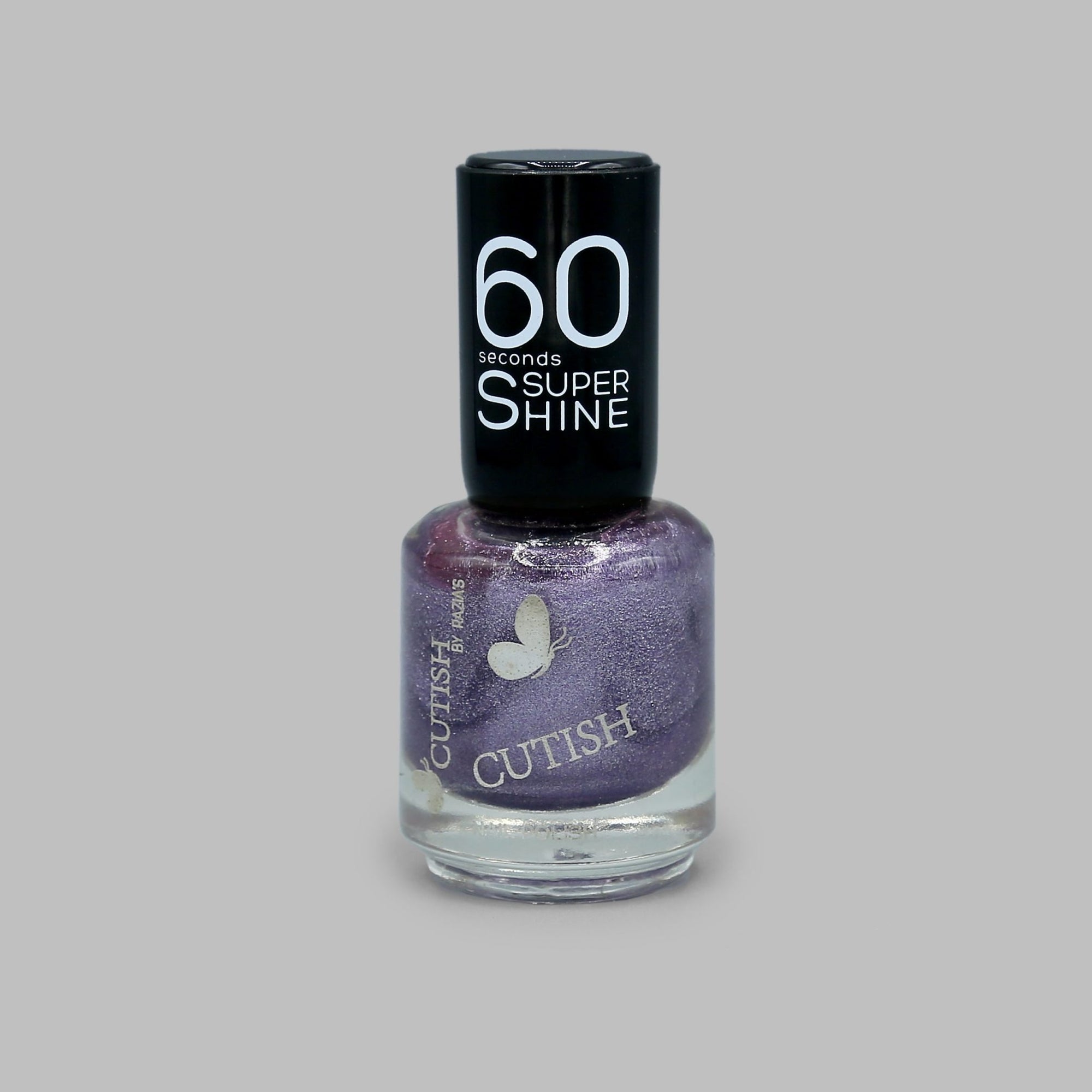 Cutish Nail Paint 60 Seconds Super Shine Purpulish Shade 22 freeshipping - lasertag.pk