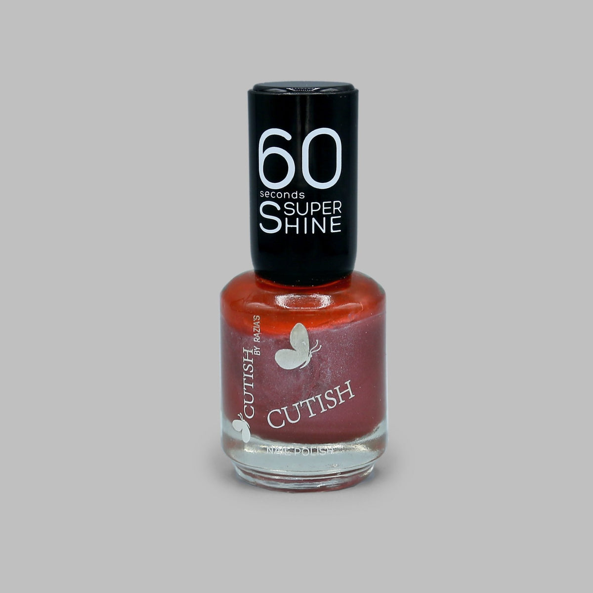 Cutish Nail Paint 60 Seconds Super Shine Shinny Pink Shade 24 freeshipping - lasertag.pk