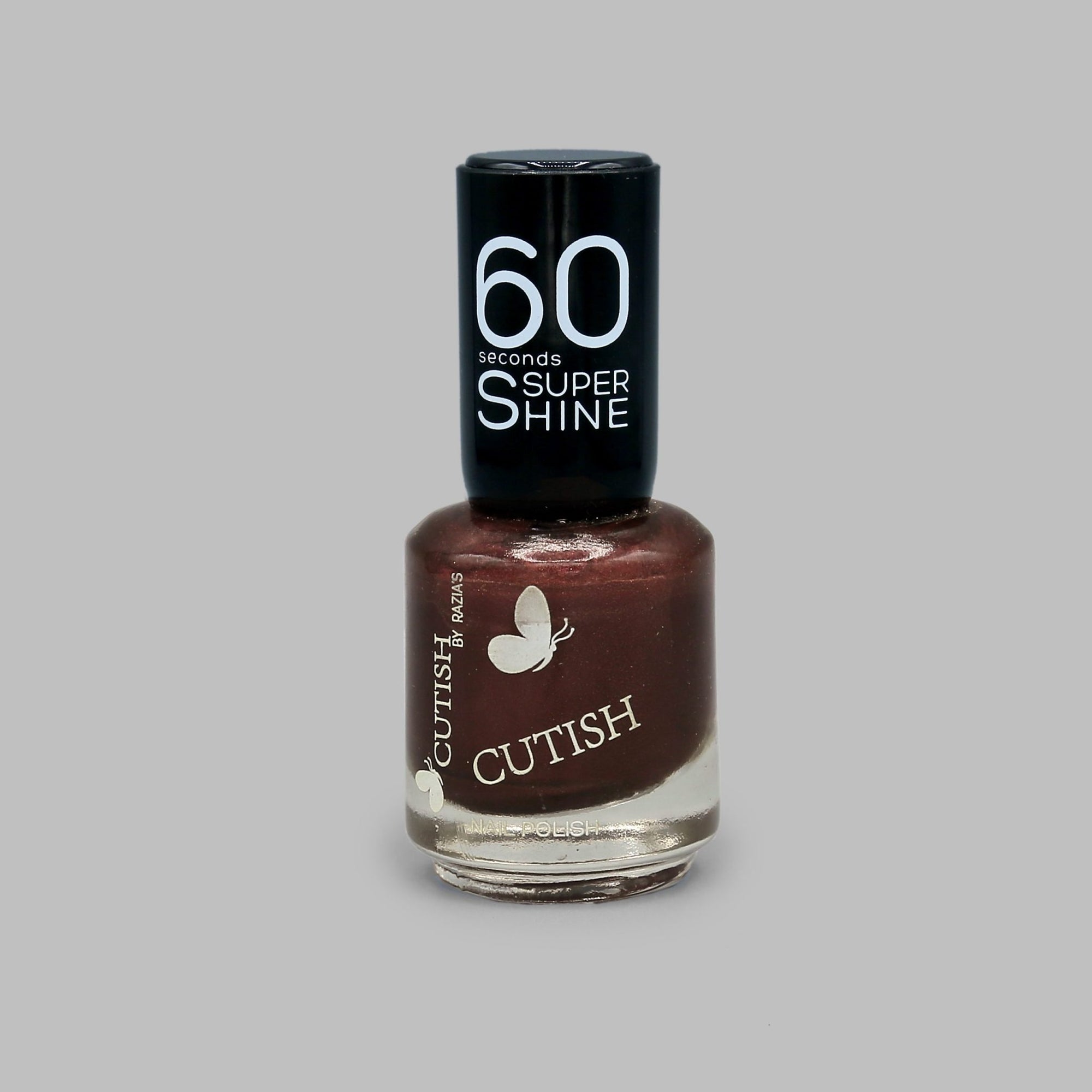 Cutish Nail Paint 60 Seconds Super Shine Brown Shade 29 freeshipping - lasertag.pk