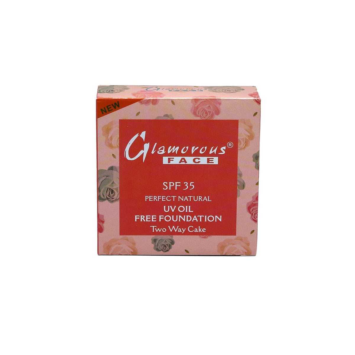 Glamorous Face Powder UV Oil Free Foundation Two Way Cake SPF 35 freeshipping - lasertag.pk