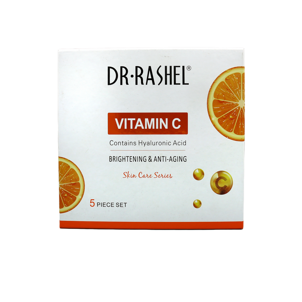 Dr Rashel Vitamin C Brightening &amp; Anti Aging Skin Care Series 5 Piece Set freeshipping - lasertag.pk