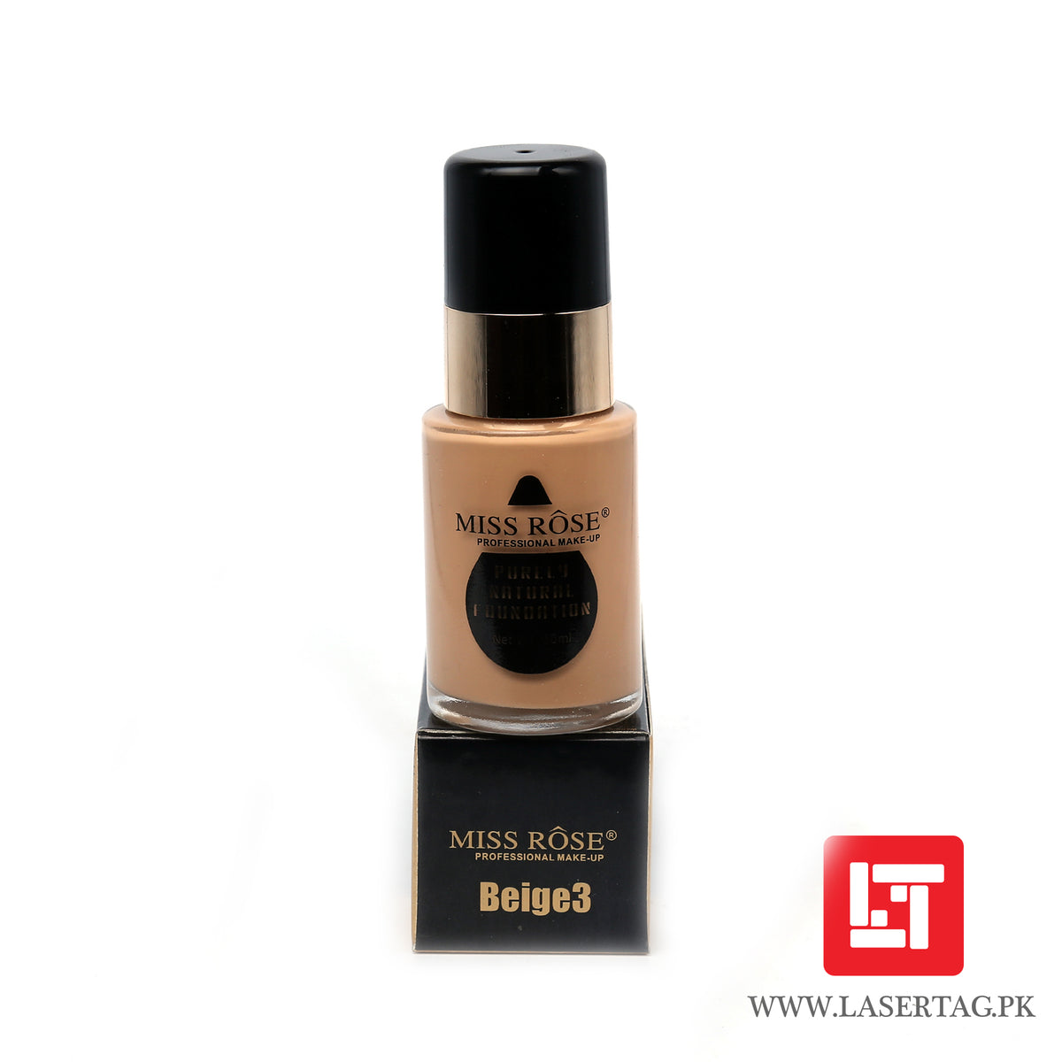 Miss Rose Purely Natural Foundation 30ml Beige 1 freeshipping - lasertag.pk