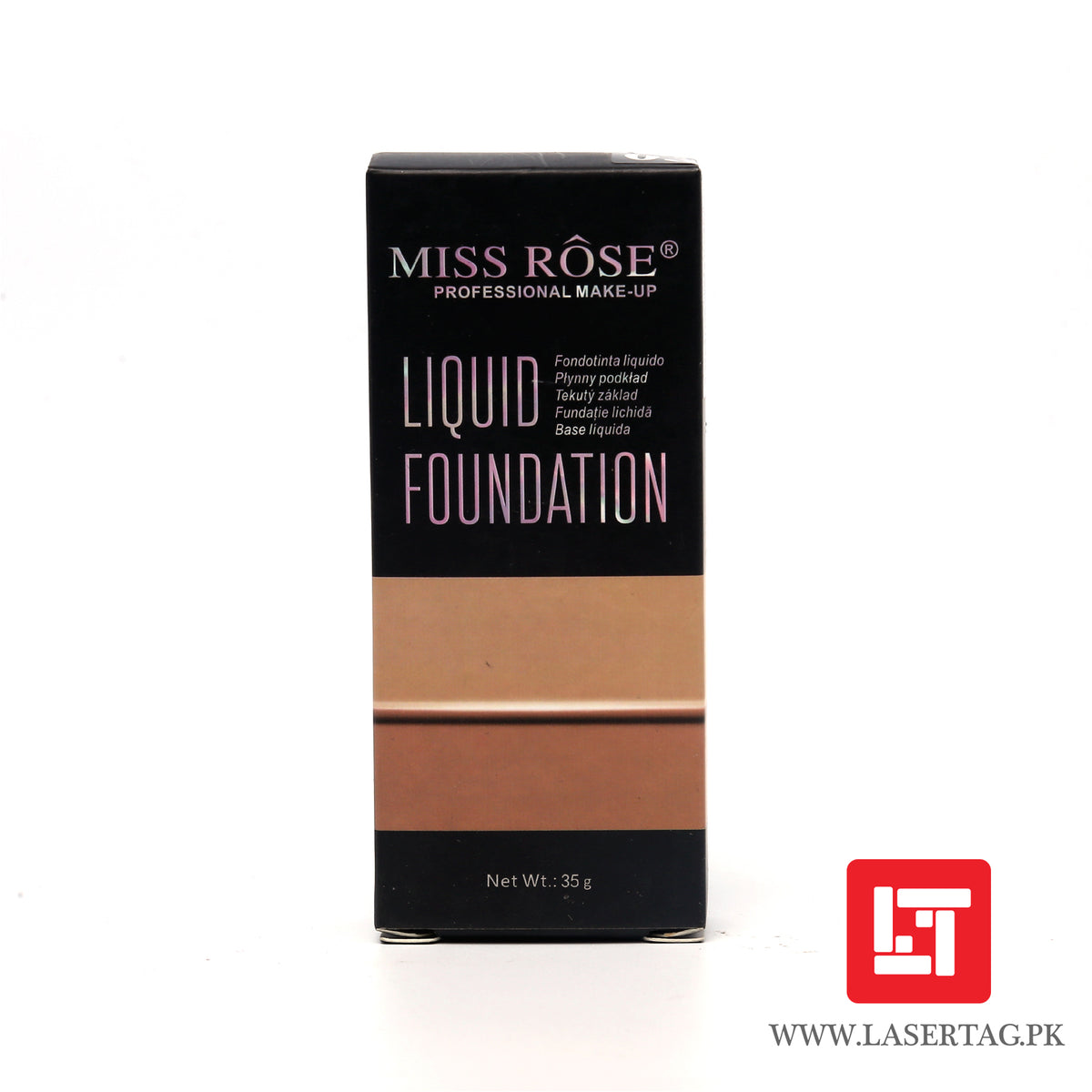 Miss Rose Liquid Foundation 35g Beige 1 freeshipping - lasertag.pk