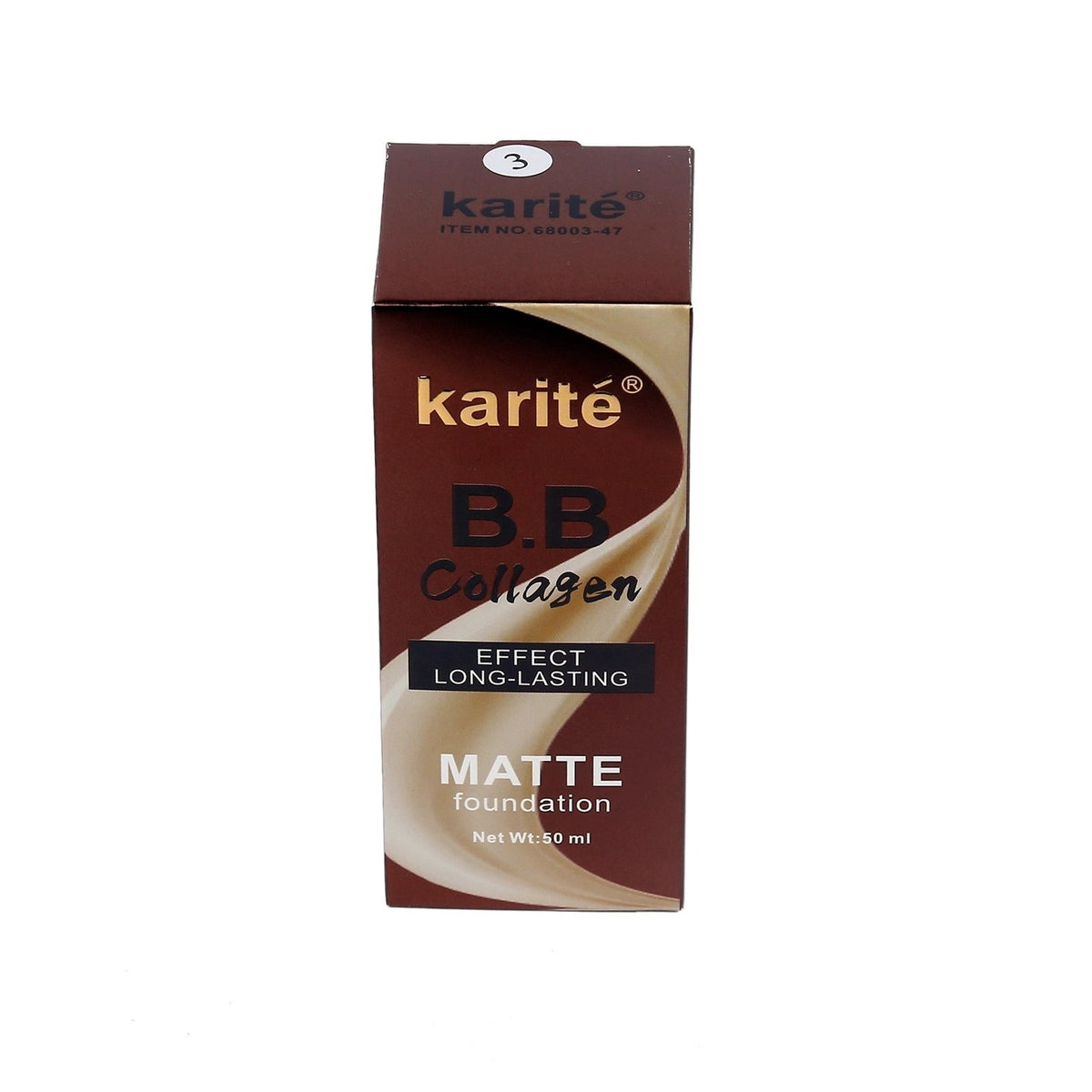 Karite Long Lasting Matte Foundation BB Collagen Shade 3 50ml freeshipping - lasertag.pk