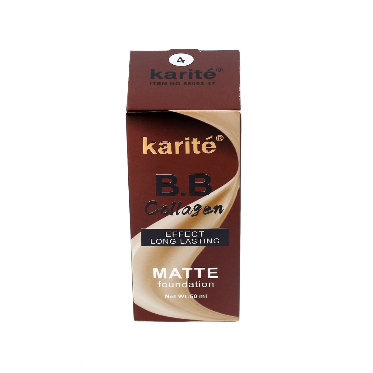 Karite Long Lasting Matte Foundation BB Collagen Shade 4 50ml freeshipping - lasertag.pk