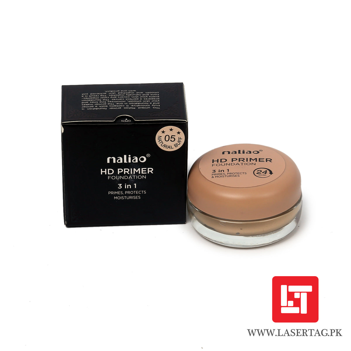 Maliao HD Primer Foundation 3 In 1 Primes, Protects, Moisturises Natural Buff M227-05 20g freeshipping - lasertag.pk