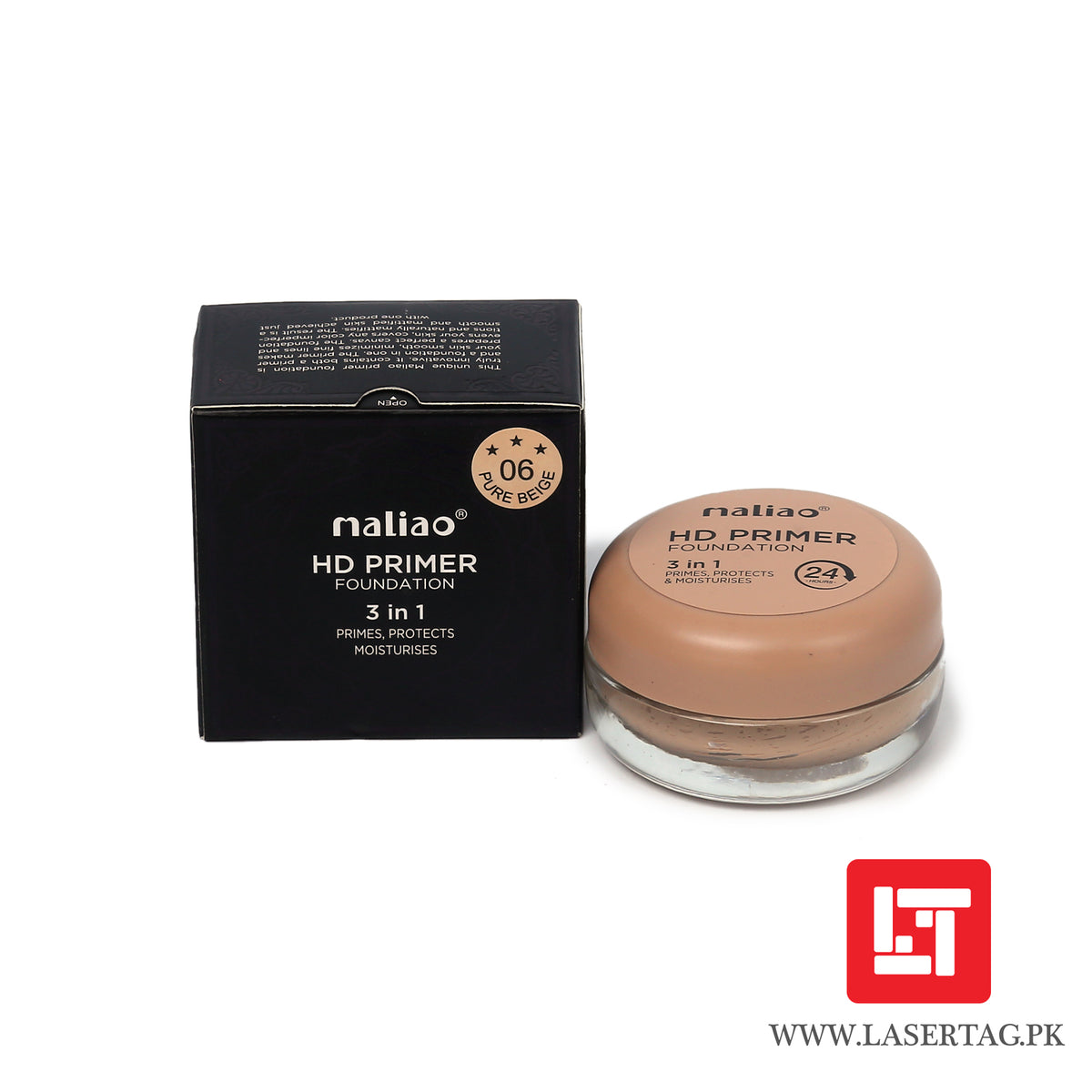 Maliao HD Primer Foundation 3 In 1 Primes, Protects, Moisturises Pure Beige M227-06 20g freeshipping - lasertag.pk
