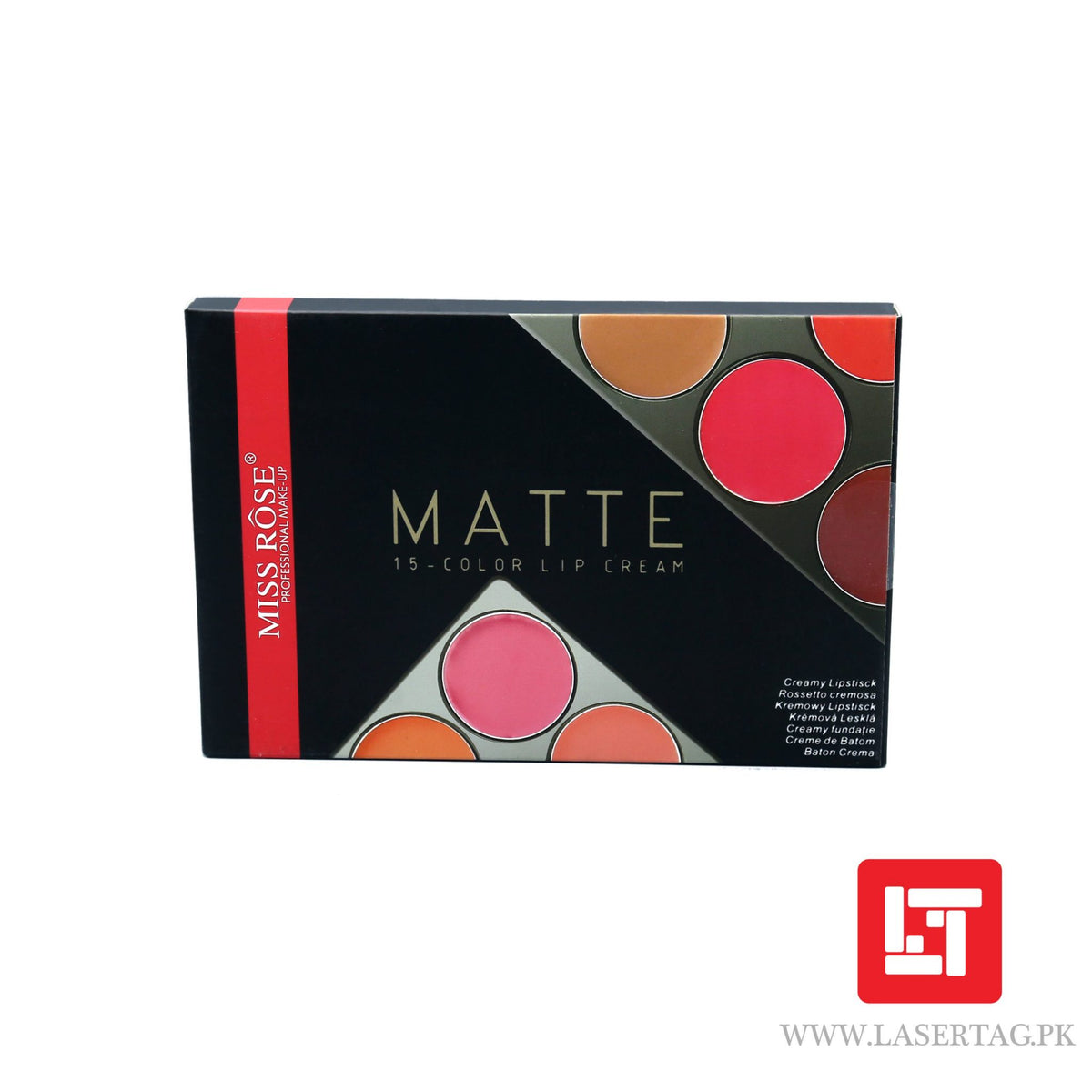 Miss Rose Matte 15 Color Lip Cream Lip Palette 7301-0411 freeshipping - lasertag.pk
