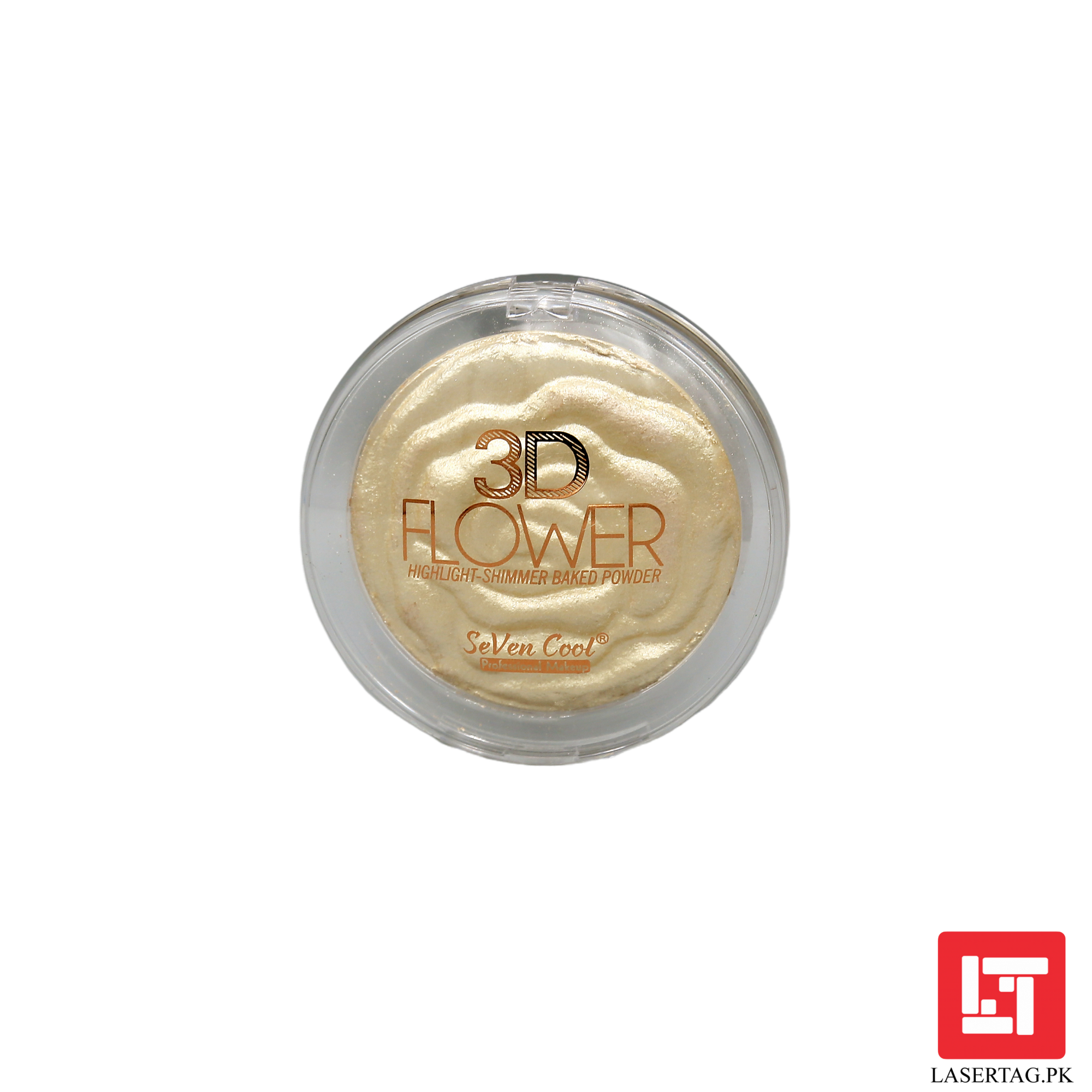 Seven Cool 3D Flower Highlighter Shimmer Baked Powder Shade#2 freeshipping - lasertag.pk