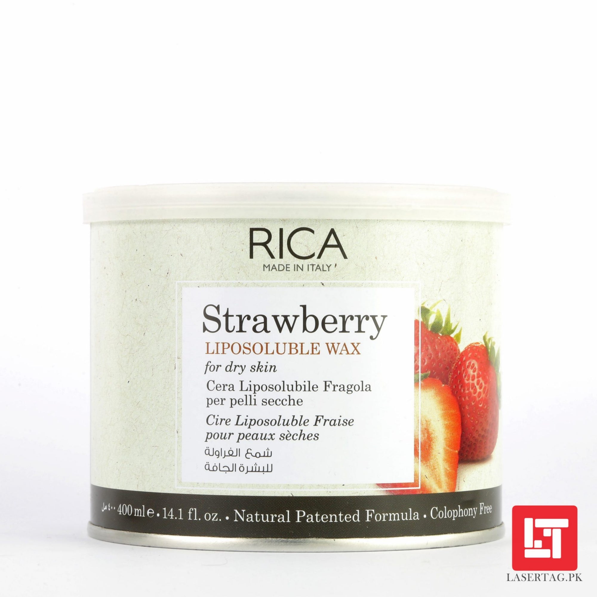 RICA Liposoluble Wax For Sensitive Skin Strawberry 400ml freeshipping - lasertag.pk