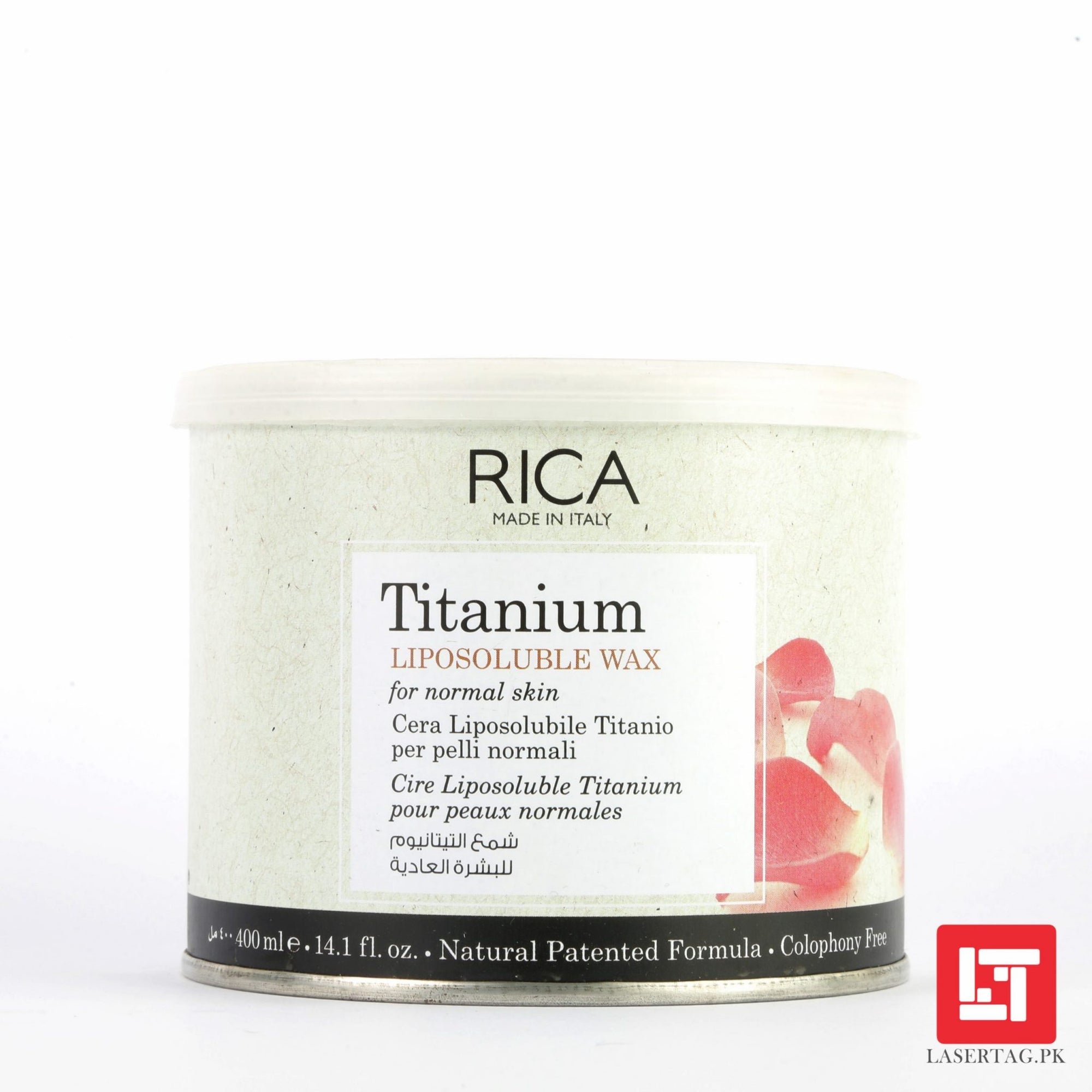 RICA Liposoluble Wax For Sensitive Skin Titanium 400ml freeshipping - lasertag.pk