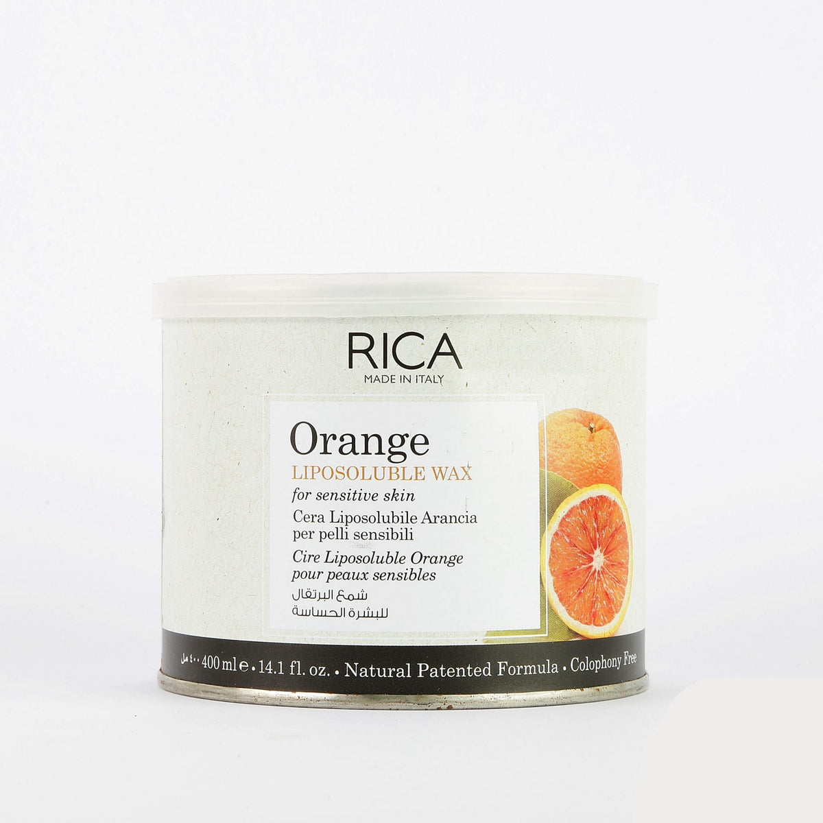 RICA Liposoluble Wax For Sensitive Skin Orange 400ml freeshipping - lasertag.pk