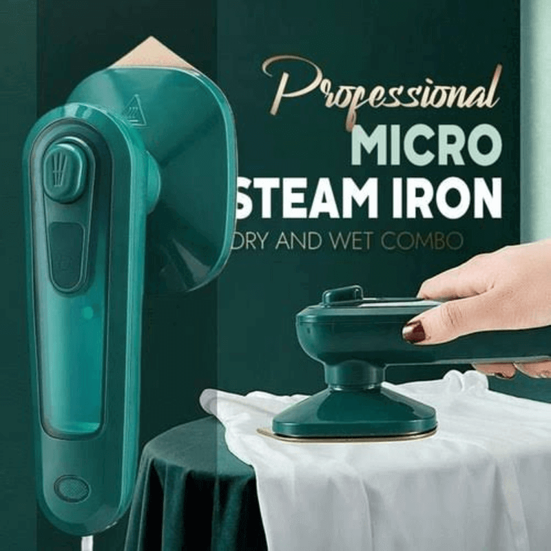 Mini Iron Professional Micro Steam Flatiron Convenient Handheld Household Iron Portable Wet Dry Ironing Machine Home Travel Essential Tools For Sterilization And Mite Removal
