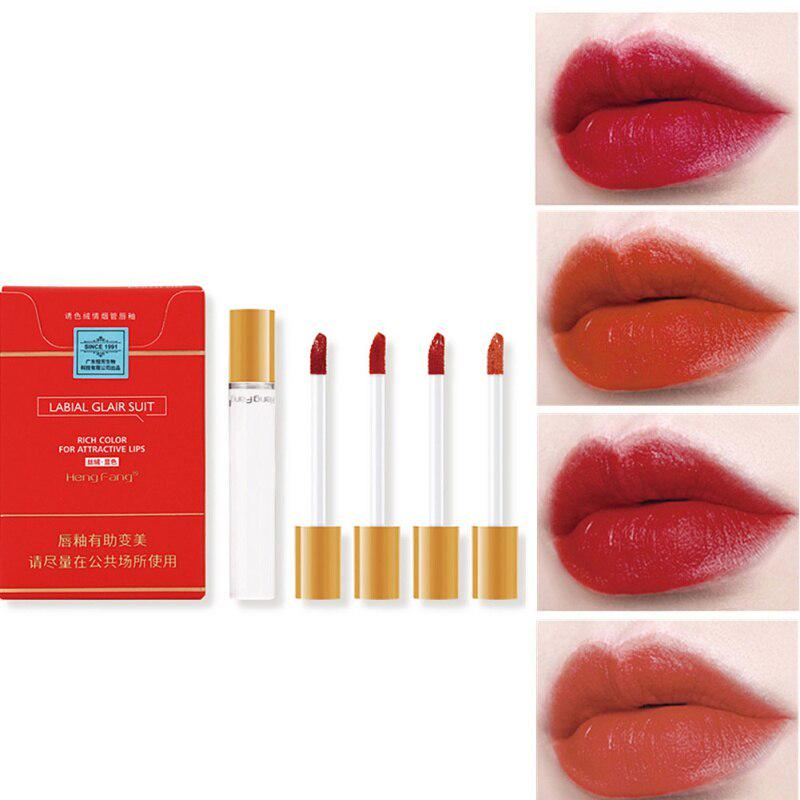 Heng Fang Labial Glair Suit Cigarette Gloss Pack of 4 freeshipping - lasertag.pk