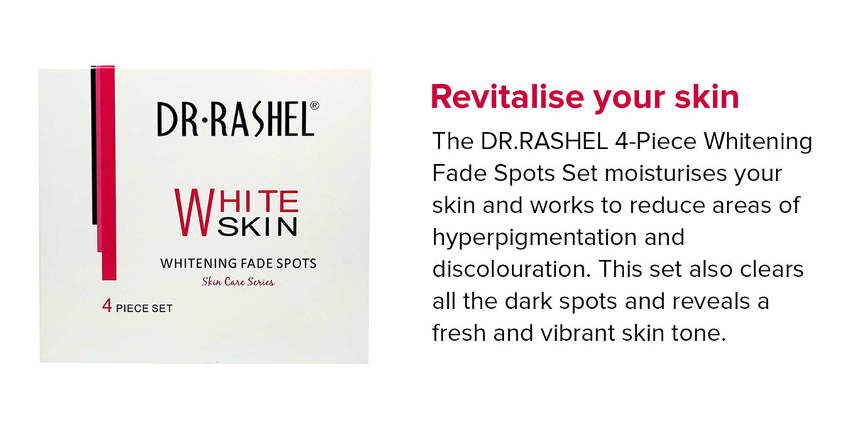 Dr Rashel Whitening Fade Spot Skin Care Series 4 Piece Set